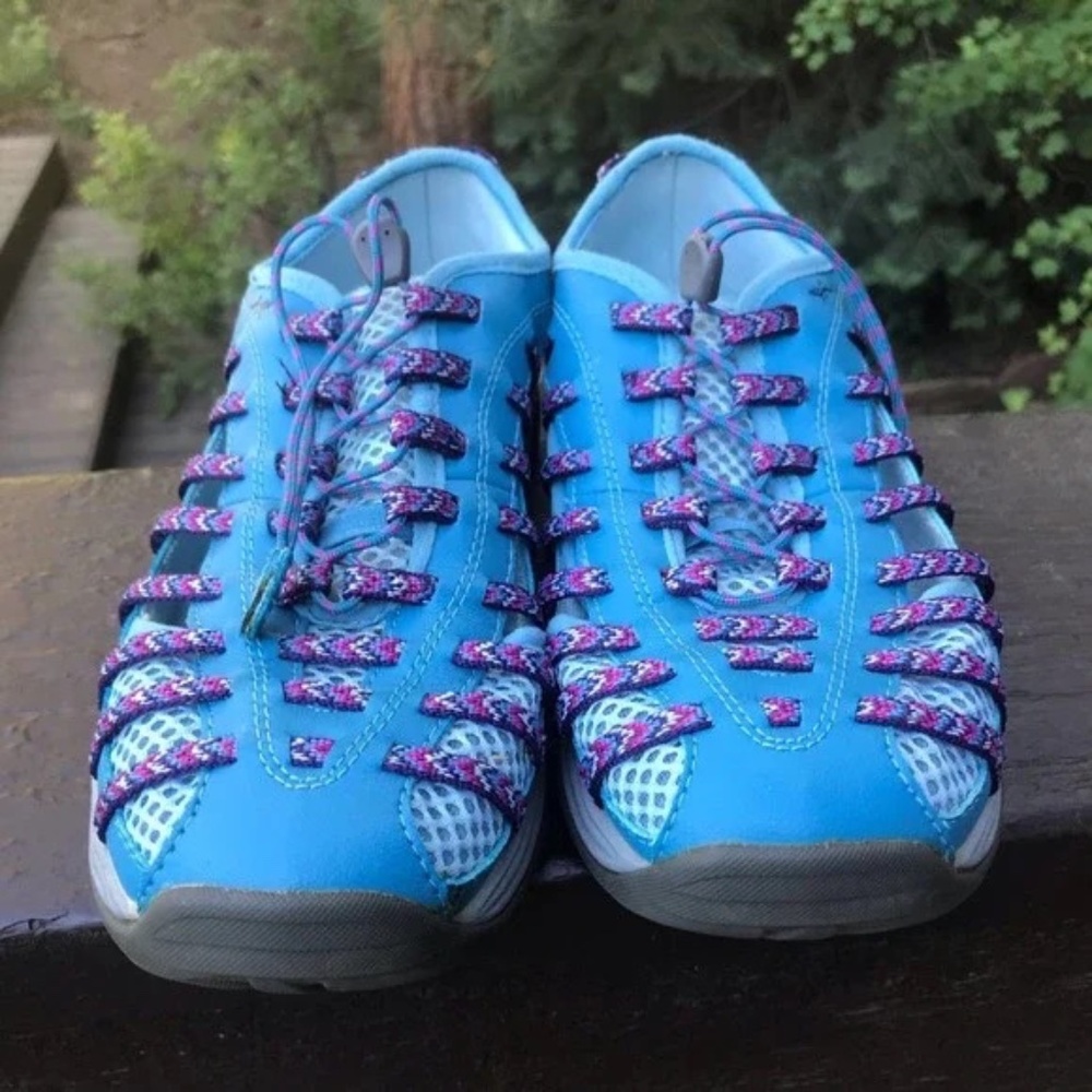 Chaco Outcross Evo 2 Hiking Water Shoe Blue Pink Women's Size 10